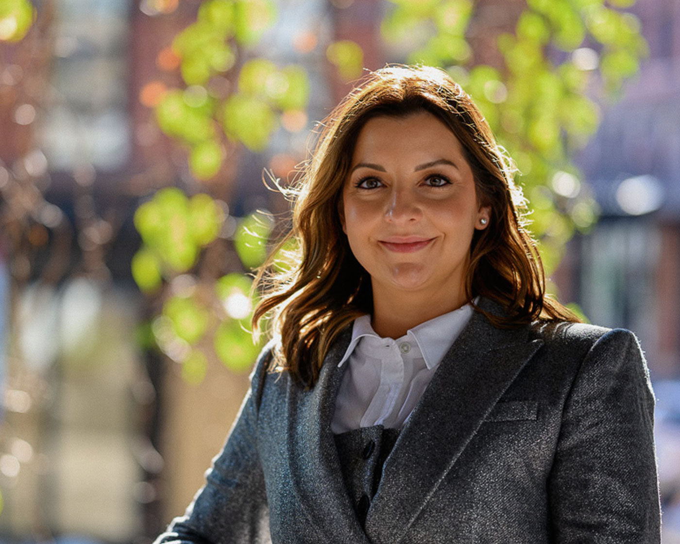 Portrait of Dr Elena Johnston co-founder of Akla, luxury oral care.