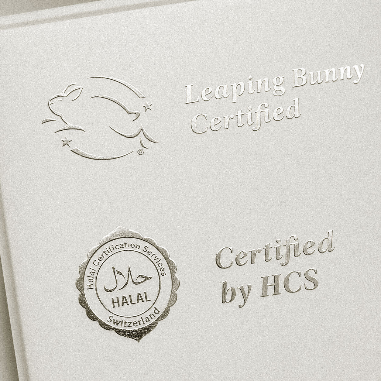 Leaping Bunny cruelty-free certification and Halal certification by HCS Switzerland — Akla oral care